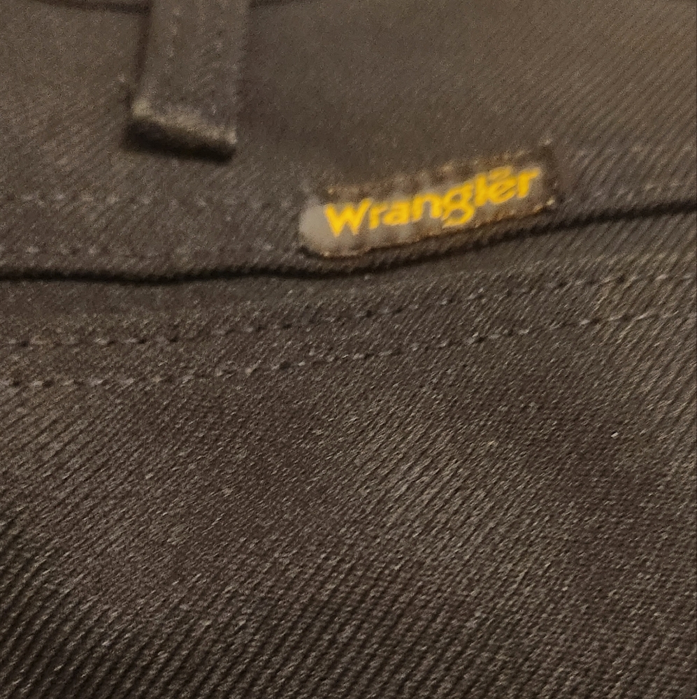 Wrangler Men's Dark Brown Dress Pants - Picture 3 of 4